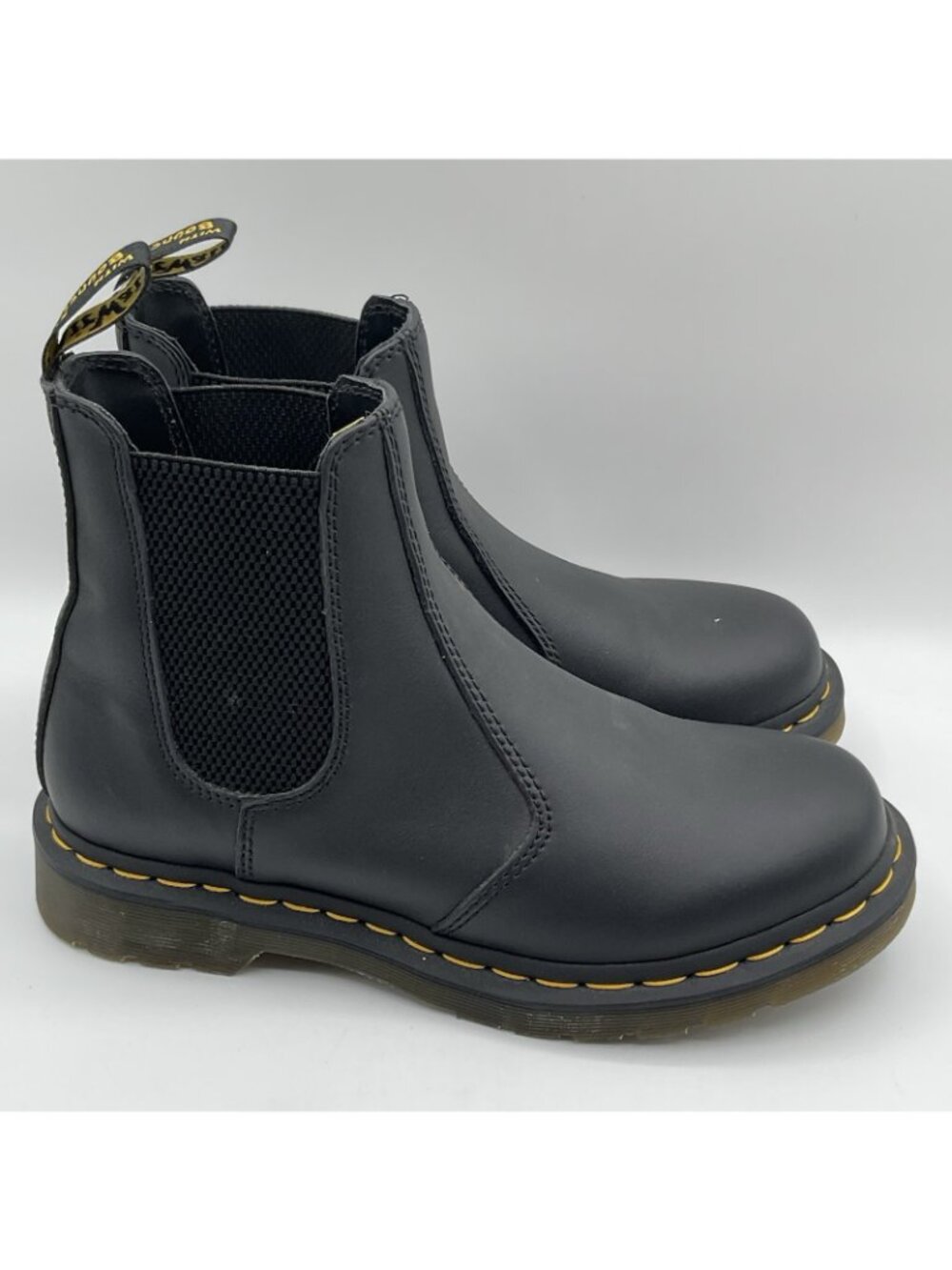 Dr. Martens 2976 Black Leather Chelsea Ankle Boots Women’s US 8 EU 39 UK 6 - Picture 4 of 15
